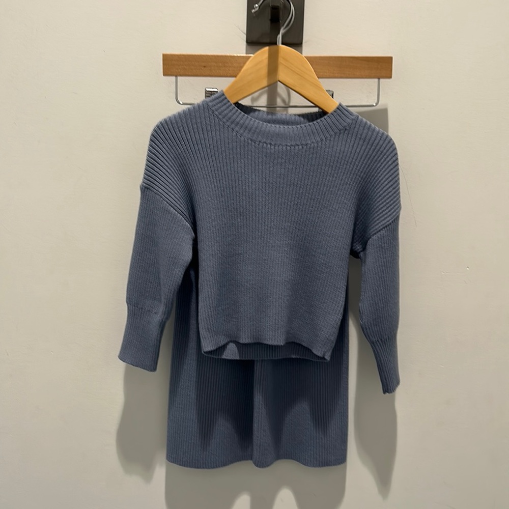 Alex Mini Set in Denim Blue